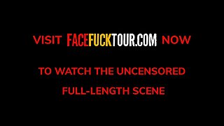 This cute LATINA TEEN tried to take my BWC deep... and ended up sucking and gagging hard