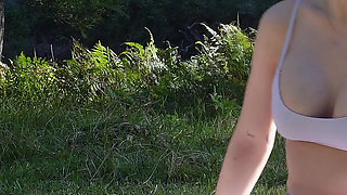 Relaxing Yoga Flow Wearing Leggings
