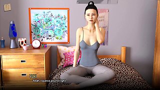 University of Problems with a hot blonde and big boobs in an erotic adventure