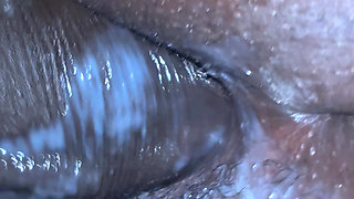 Close up Doggystyle with Creamy  pussy teen