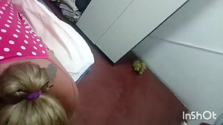 Hot Brazilian Wife Deep Throats Big Cock and Swallows Every Drop