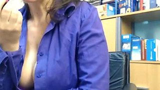 Big Nipple Play with Busty MILF on Webcam