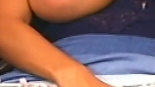 German Housewife Shows off Her Big Tits