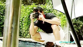 Lisa Ann gets fucked by the pool !
