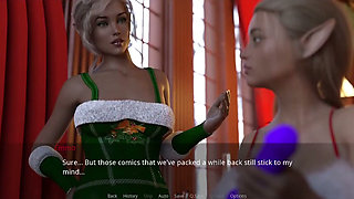 The Lust City - 18 Year Old Busty Cristmas Elf Shows Her Beautiful Body for Santa After She Disappointed Him