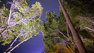 Pregnant Balcony Sex During a Storm - Public Vacation Risky