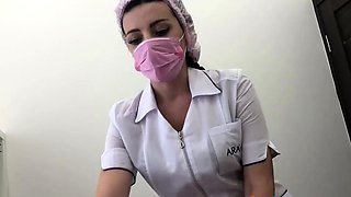 Sexy Nurse Blows Patient in Exam Room