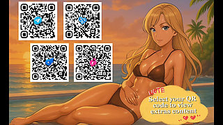 Rubbing Oil on My Naked Body on a Beach. My Husband Is Filming