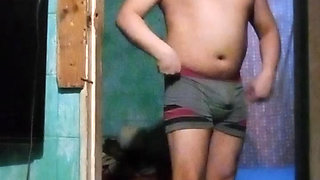 Jesus in boxer pulling his penis chapter 13