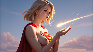 Lustrender Slideshow: Nude Celestial Comet Fragment Glow - Ai Video