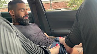 Any Collins' Sweet Feet in a Wild Outdoor Passion