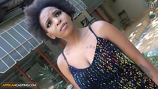 Busty Ebony MILF Hardcore Pounded By Big White Cock In Interracial Casting