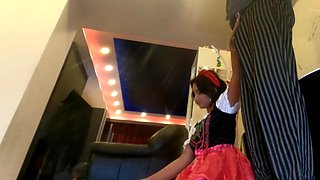 Marsianna Amoon and Aleya Sun Pound Cocks in Naughty Cosplay Dirndls During Oktoberfest Festival