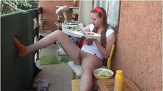 Balcony Mukbang With A Twist
