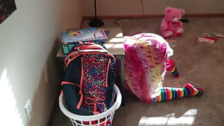 Stepbrother fucks his stepsister while parents are away