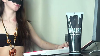 Kiss My Sperm Nylon Feet