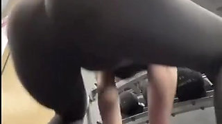 Public Masturbate Pussy While I Train My Big Ass in the Gym. Anal Fuck. Squirting