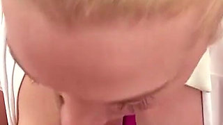 19 year old teen college girl Mindy Belle POV blowjob cum swallow