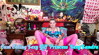 Cum Eating Sexy GILF Princess Sexy Sandra