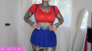 Cosplay and Gym Tights Unboxing and Try on Haul Melody Radford Nudes