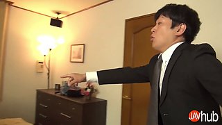 Husband Catches Horny Yuu Shinna Cheating Then Fucks Her